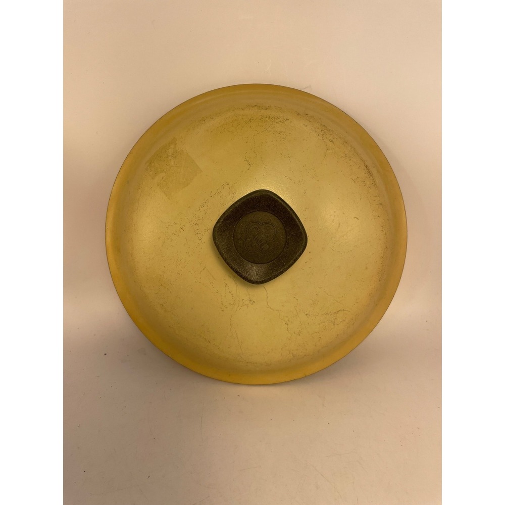 Vintage Club Aluminum 7" Lid Only Yellow/Harvest Gold